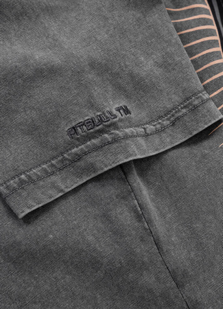 T-shirt damski PIT BULL Denim Washed SANTA MUERTE grafitowy