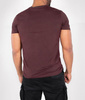 T-shirt ALPHA INDUSTRIES SMALL LOGO bordowy (deep maroon) 188505 21