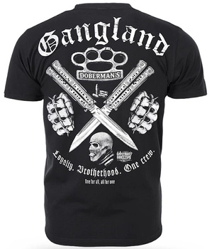 T-shirt DOBERMANS ONE CREW GANGLAND TS384 czarny