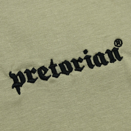 T-shirt PRETORIAN SMALL LOGO piaskowy