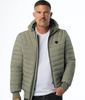 Kurtka PIT BULL NAYLOR HOODED PADDED dusty salvia