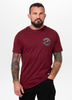 T-shirt PIT BULL SAN DIEGO CA BLACK bordowy