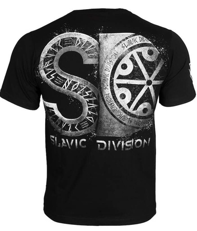 T-shirt SLAVIC DIVISION SD czarny
