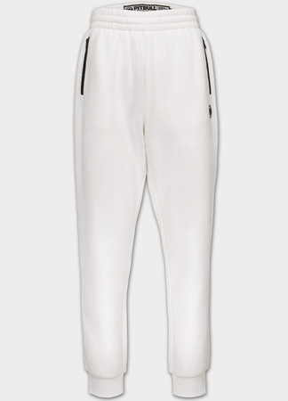 Spodnie sportowe PIT BULL HATTON białe (off white)