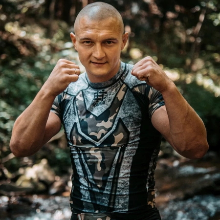 Short sleeve rashguard  EXTREME HOBBY MILITARY moro