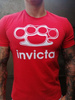 T-shirt INVICTA ORIGINALS czerwony