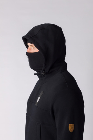 Bluza PGWEAR REVOLT czarna kaptur + kominiarka