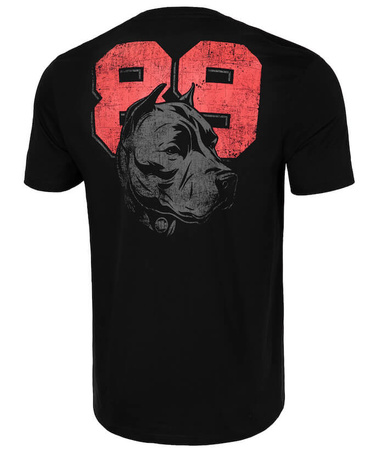 T-shirt PIT BULL DOG 89 czarny