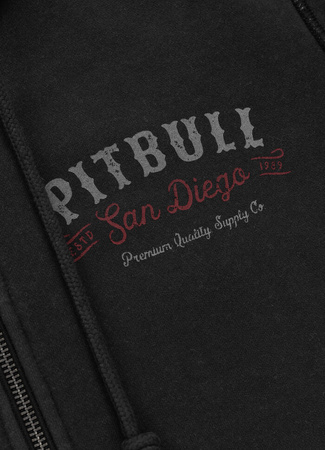 Bluza PIT BULL STRENGTH & RESPECT dark graphite rozpinana