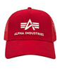 Czapka ALPHA INDUSTRIES TRUCKER BASIC czerwona (speed red) 186902 328