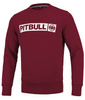 Bluza PIT BULL HILLTOP TERRY bordowa prosta