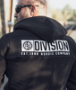 Bluza DOBERMANS DIVISION PATCH BZ392 czarna rozpinana czarna