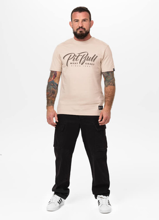 T-shirt PIT BULL EL JEFFE piaskowy (light sand)
