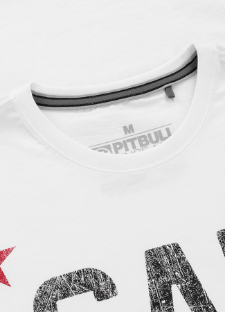 T-shirt PIT BULL CALIFORNIA biały