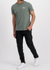 T-shirt ALPHA INDUSTRIES SMALL LOGO zielony (vintage green) 188505 432