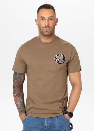 T-shirt PIT BULL SAN DIEGO CA BLACK coyote brown