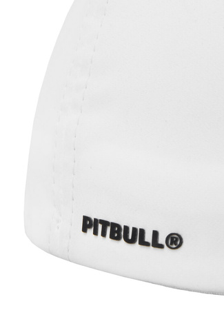 Czapka PIT BULL FULL CAP TECH LOGO WITH PERFORATED biała 