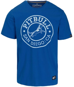 T-shirt PIT BULL SAN DIEGO CA niebieski (royal blue)