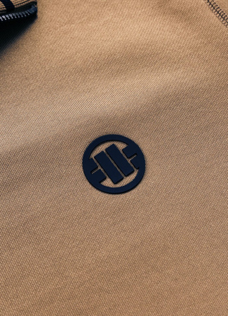 Bluza PIT BULL OLDSCHOOL TAPE LOGO TERRY czarna stójka