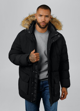 Kurtka parka PIT BULL FOREST czarna