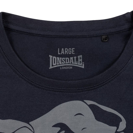 T-shirt LONSDALE WATTON granatowy