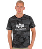 T-shirt ALPHA INDUSTRIES BASIC moro (black camo) 100501C 125