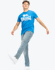 T-shirt LONSDALE LOGO niebieski 