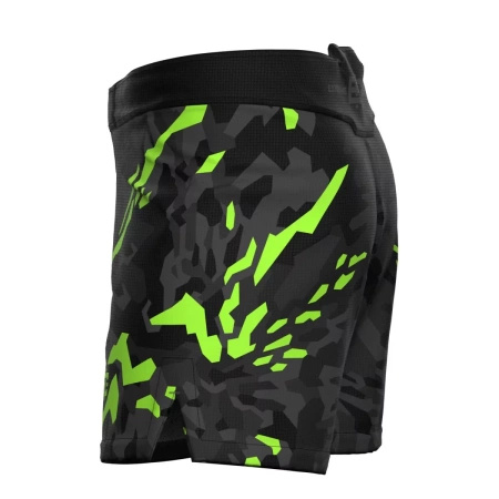 Spodenki athletic EXTREME HOBBY BLACK PANTHER limonkowe