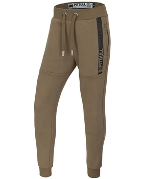 Damskie spodnie PIT BULL HILLTOP WMN dresowe brązowe