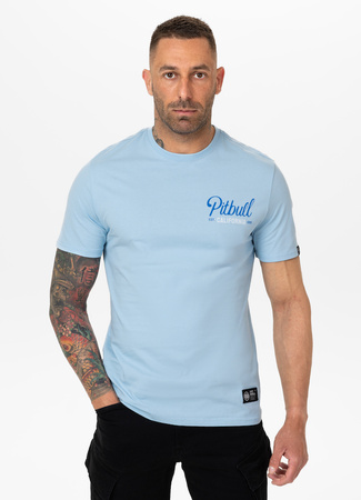 T-shirt PIT BULL SAN DIEGO BORN błękitny (light blue)