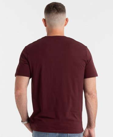 T-shirt PIT BULL SMALL LOGO 25 ciemnobordowy (dark burgundy)