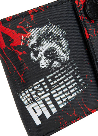 Portfel parciany PIT BULL ARAGON BLOOD DOG czarny