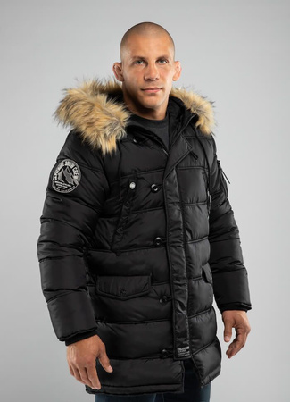 Kurtka parka PIT BULL KINGSTON czarna