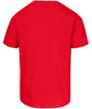T-shirt PIT BULL SURFING DOG fluo red