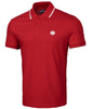 POLO PIT BULL slim fit STRIPES czerwone