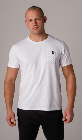 T-shirt PGWEAR POCKET PATTERN biały