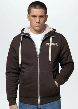Bluza/kożuch PIT BULL RUFFIN DETROIT dark chocolate rozpinana