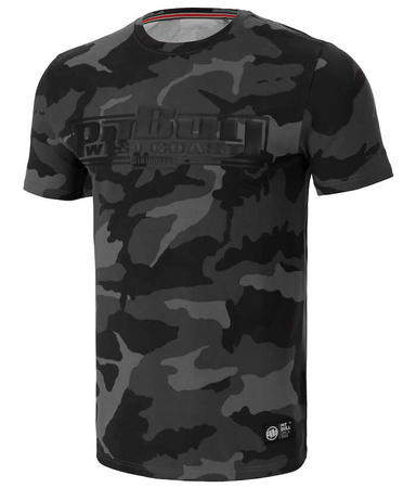 T-shirt PIT BULL SLIM FIT CLASSIC BOXING all black camo