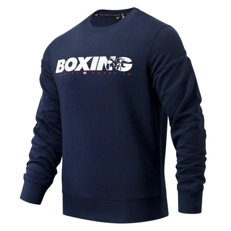 Bluza Crewneck EXTREME HOBBY  BOLD BOXING granatowy