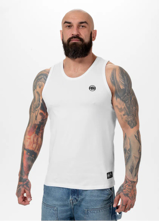 Tank top PIT BULL Slim Fit SMALL LOGO biały