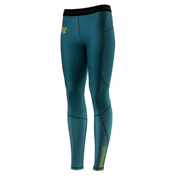 Legginsy Sportowe EXTREME HOBBY Damskie ACTIVE turkusowe