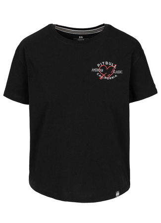 T-shirt damski PIT BULL Oversize HEART czarny