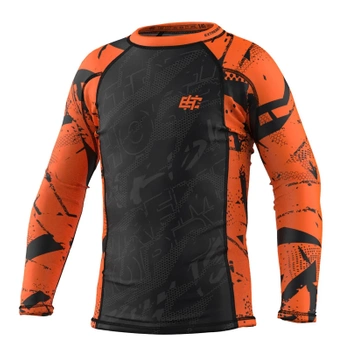 Longsleeve rashguard kids EXTREME HOBBY NEO pomarańczowy