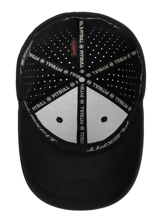 Czapka PIT BULL FULL CAP TECH LOGO WITH PERFORATED czarna