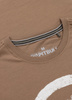 T-shirt PIT BULL LOGO PALMS brown savana