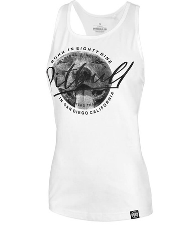 Damski Tank top PIT BULL Slim Fit PRETTY WMN biały