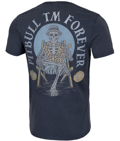 T-shirt PIT BULL Denim Washed FOREVER 190 granatowy
