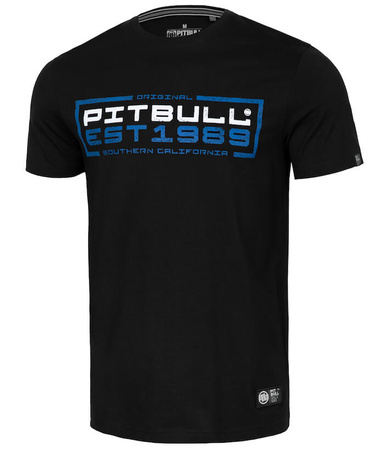 T-shirt PIT BULL IN BLUE czarny