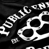 T-shirt PRETORIAN PUBLIC ENEMY czarny