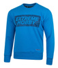 Bluza EXTREME HOBBY TYPOGRAPHY niebieska prosta